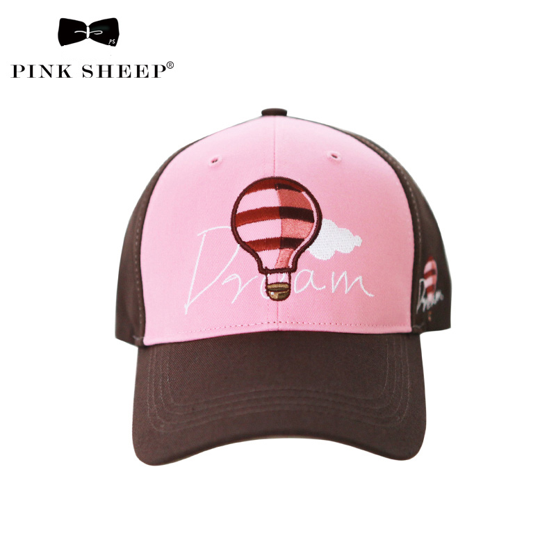Mũ bóng chày họa tiết khinh khí cầu Pink Sheep 