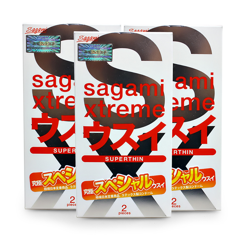 Combo 3 hộp Bao cao su Sagami SuperThin Red 