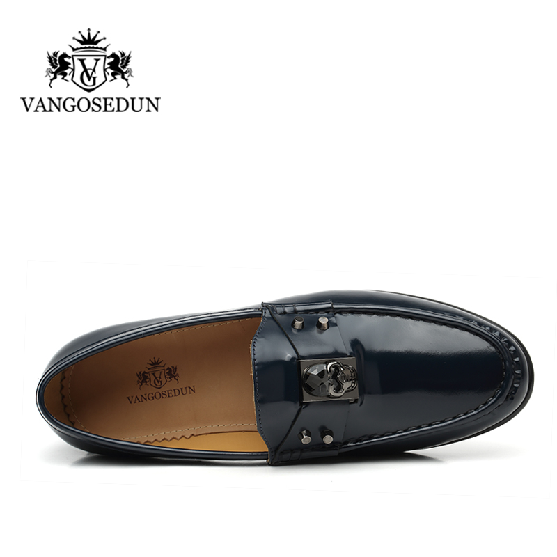 Giày lười nam VANGOSEDUN K01701 thiết kế độc đáo