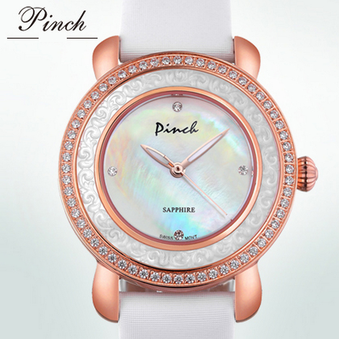 Đồng hồ nữ Pinch L613-P11L kim dạ quang đẹp