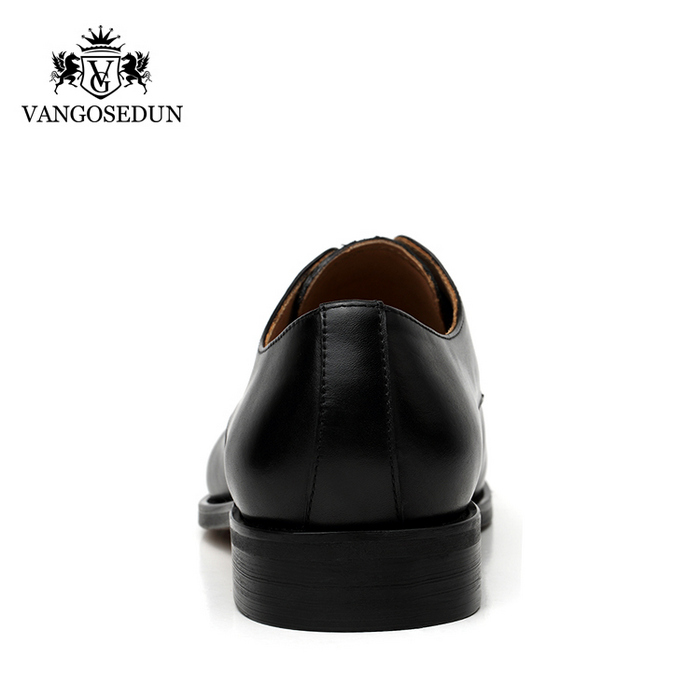 Giày da nam VANGOSEDUN VG6016 mặt trên văn cá sấu