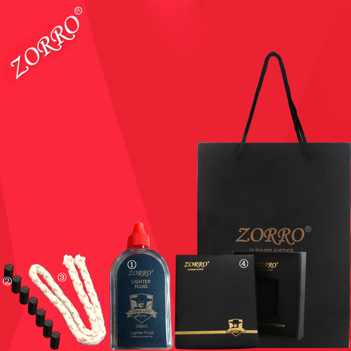 Bật lửa chạm khắc Baroque Zorro ZT-004
