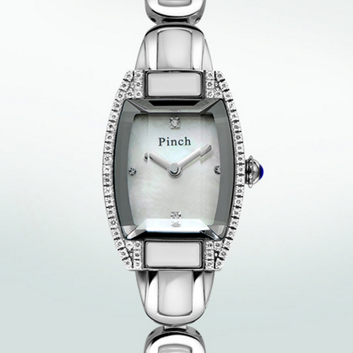 Đồng hồ lắc tay nữ thời trang đính pha lê cao cấp Pinch J7001L
