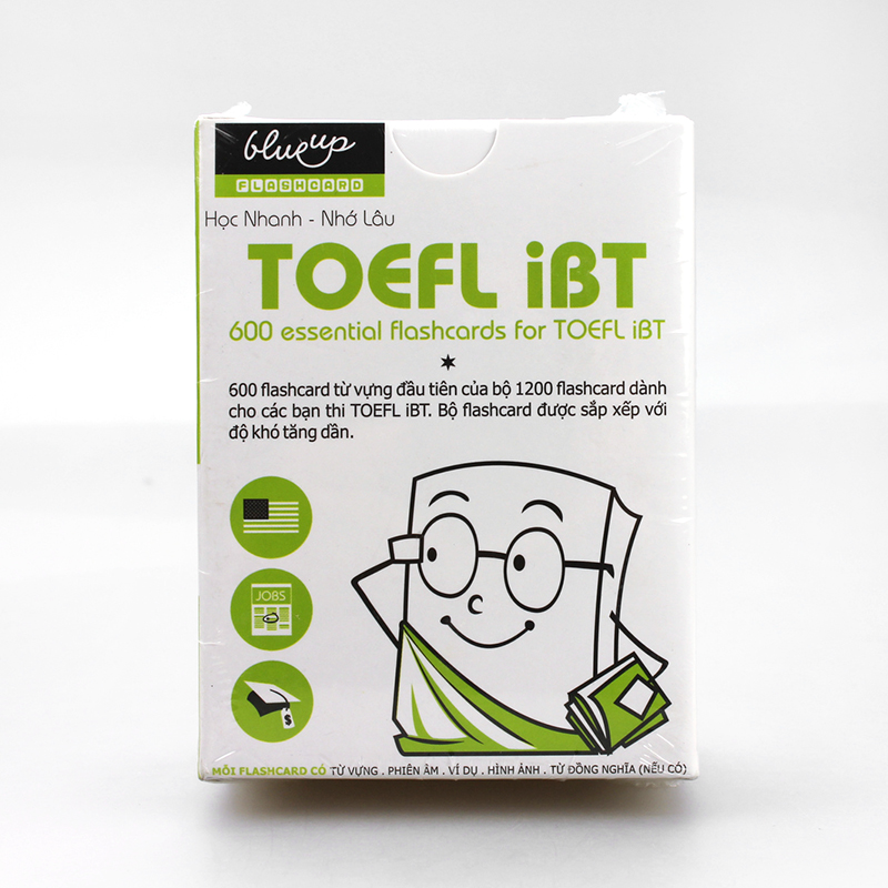 Trọn bộ 06 tập Flashcard Blueup TOEFL iBT tập 1 (Tái bản 2014)