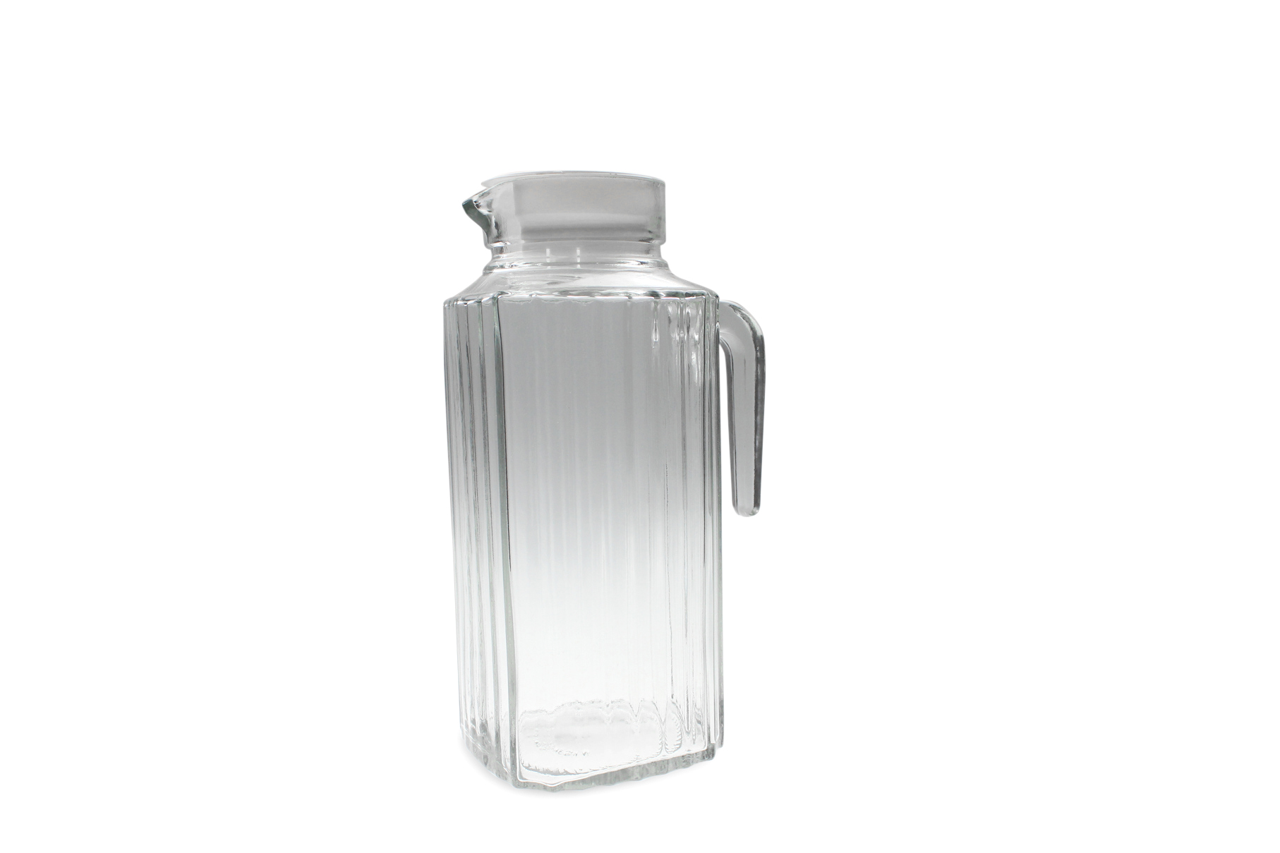 Bình thủy tinh Hàn Quốc sọc 1.6L bộ 2 (Chiếc) 