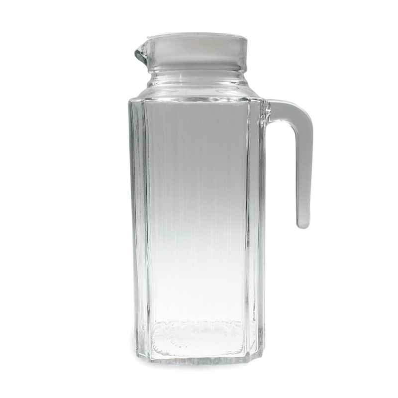 Bình thủy tinh Hàn Quốc sọc 1.6L bộ 2 (Chiếc) 