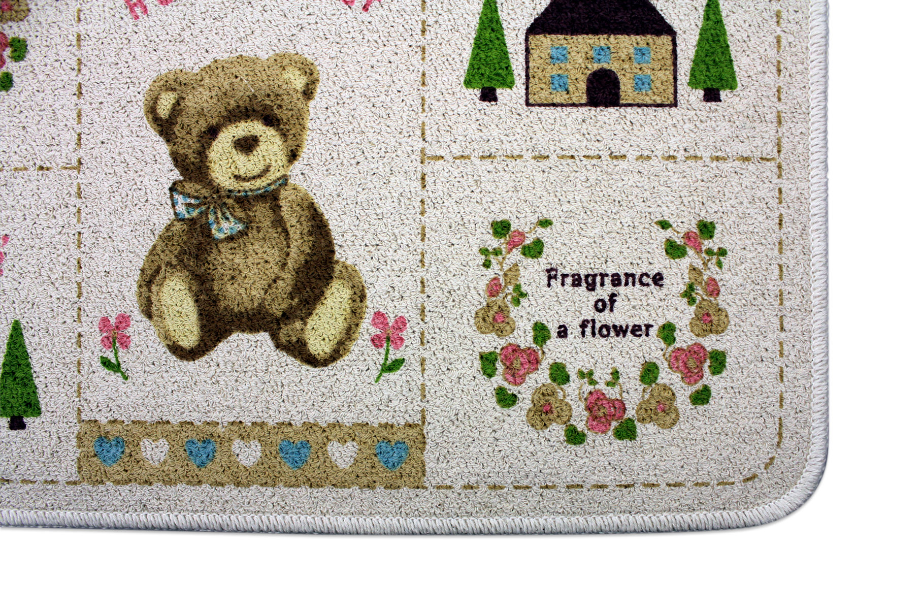 Thảm Honey Bear 37*58cm bộ 3 (chiếc) mặt cotton