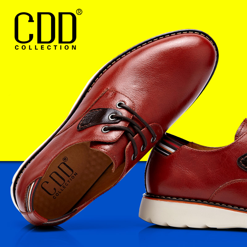 Giày da nam CDD G285 sang trọng với lớp da bóng