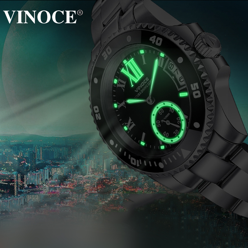 Đồng hồ nam mạnh mẽ Vinoce V6338633 