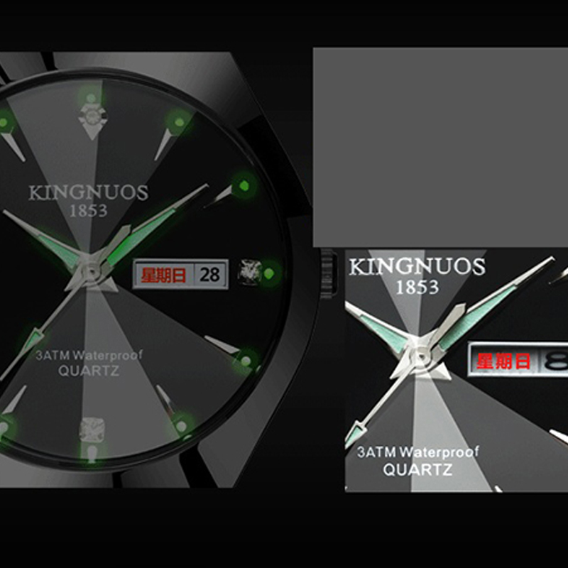 Đồng hồ nam dạ quang Kingnuos Basic