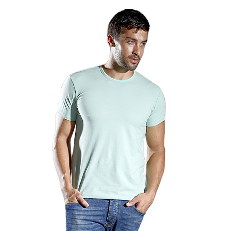 Áo T-shirt nam OWZZA gam màu đơn sắc 