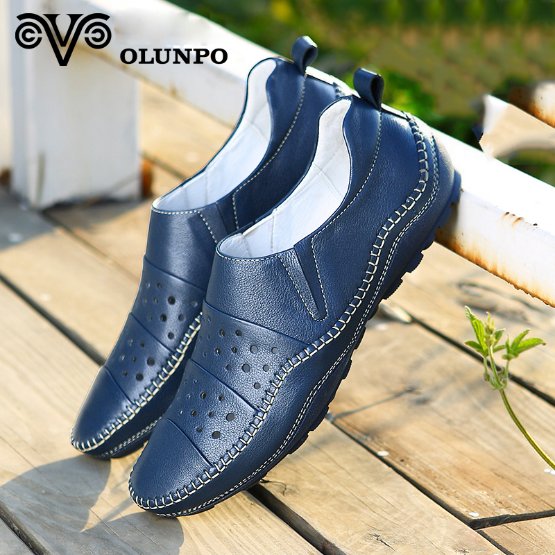 Giày lười nam da thật đẳng cấp Olunpo XHT1502