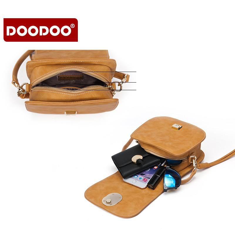 Túi saddle mini khóa tròn DooDoo