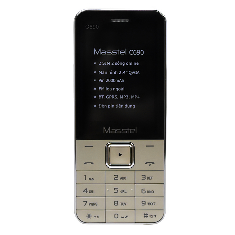 Điện thoại di động Masstel C690 2 sim 2 sóng