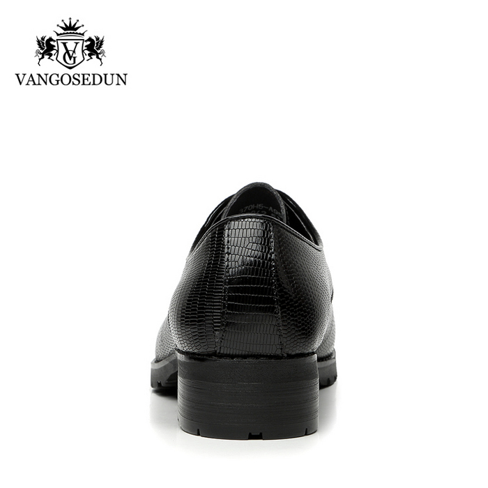 Giày da nam VANGOSEDUN 370595 thiết kế độc đáo