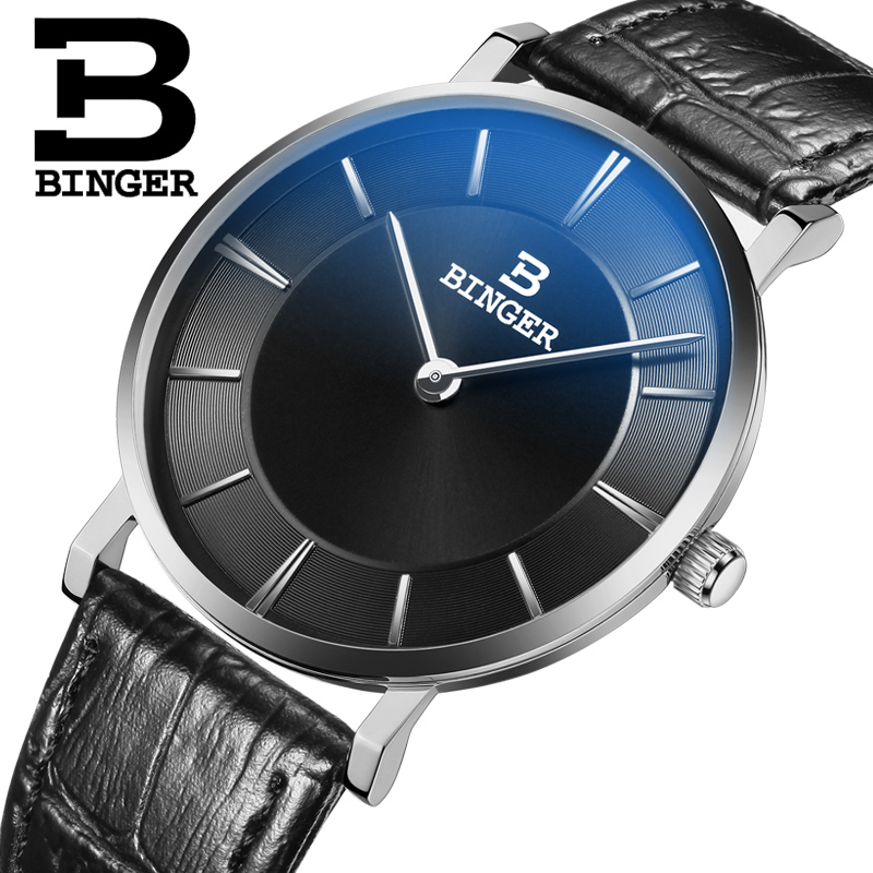 Đồng hồ đôi Binger siêu mỏng style retro