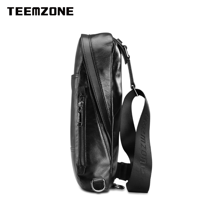 Túi nam da bò nhiều cách đeo Teemzone T0784