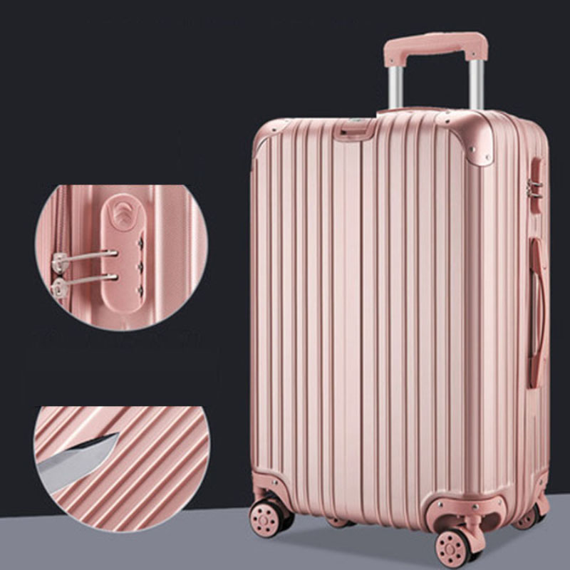 Vali du lịch nam nữ có khóa số bánh lăn đa hướng 24inch Cartelo