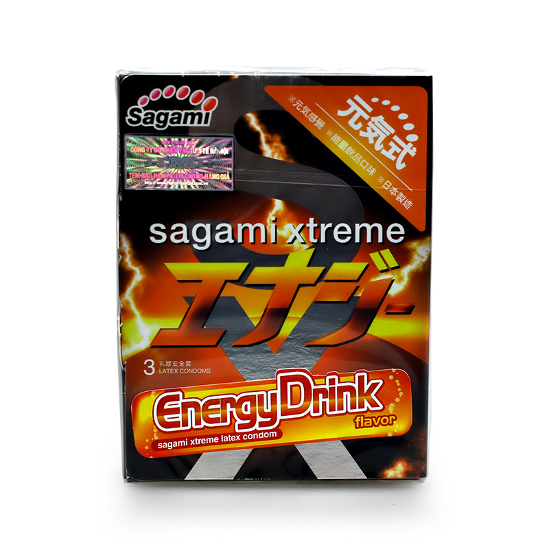 Combo 3 hộp Bao cao su Sagami Xtreme Energy