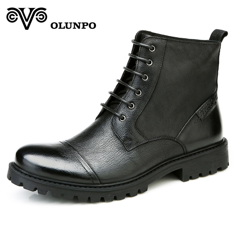 Giày boot nam Olunpo DHT1439 thoáng khí