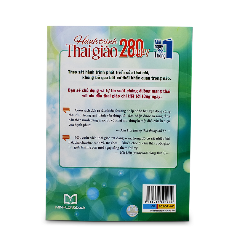 Hành trình thai giáo - 280 ngày, mỗi ngày đọc 1 trang