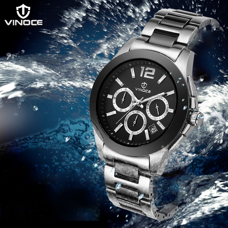 Đồng hồ nam Vinoce V633237 dây kim loại