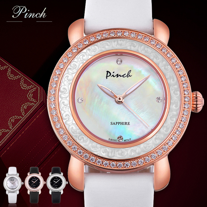 Đồng hồ nữ Pinch L613-P11L kim dạ quang mới