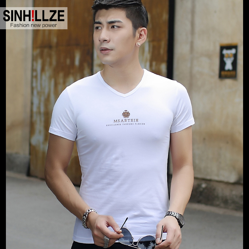 Áo T-Shirt nam cổ chữ V Sinhillze họa tiết MSARTEIH