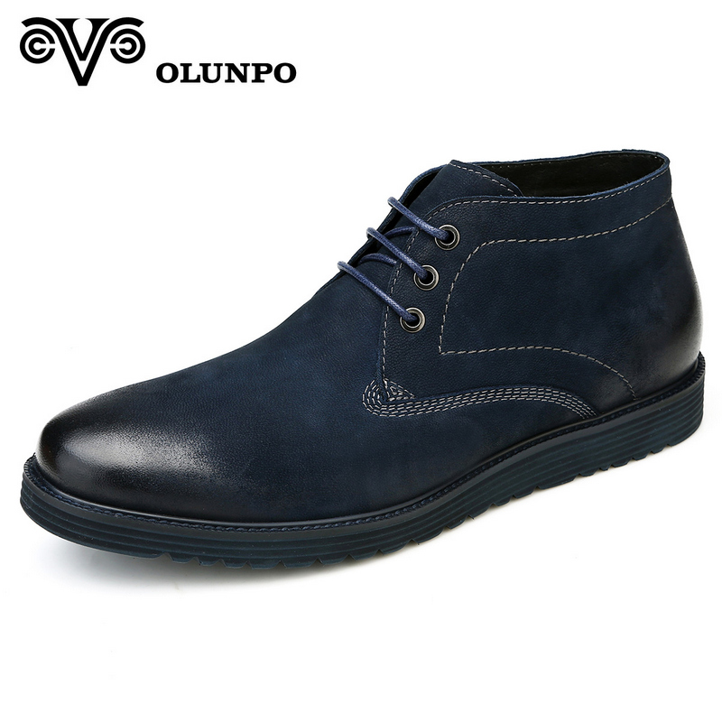 Giày da nam Olunpo DHT1442 cá tính cho nam giới