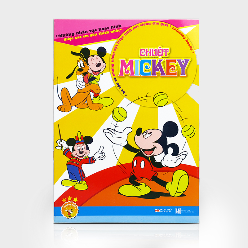 Tô Màu Chuột Mickey - Trang 2 trên 2 - Tranh Tô Màu Cho Bé