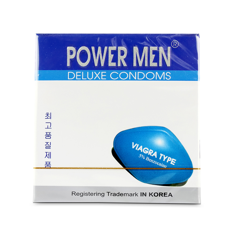 Bao cao su chống xuất tinh sớm Power Men Viagra Type